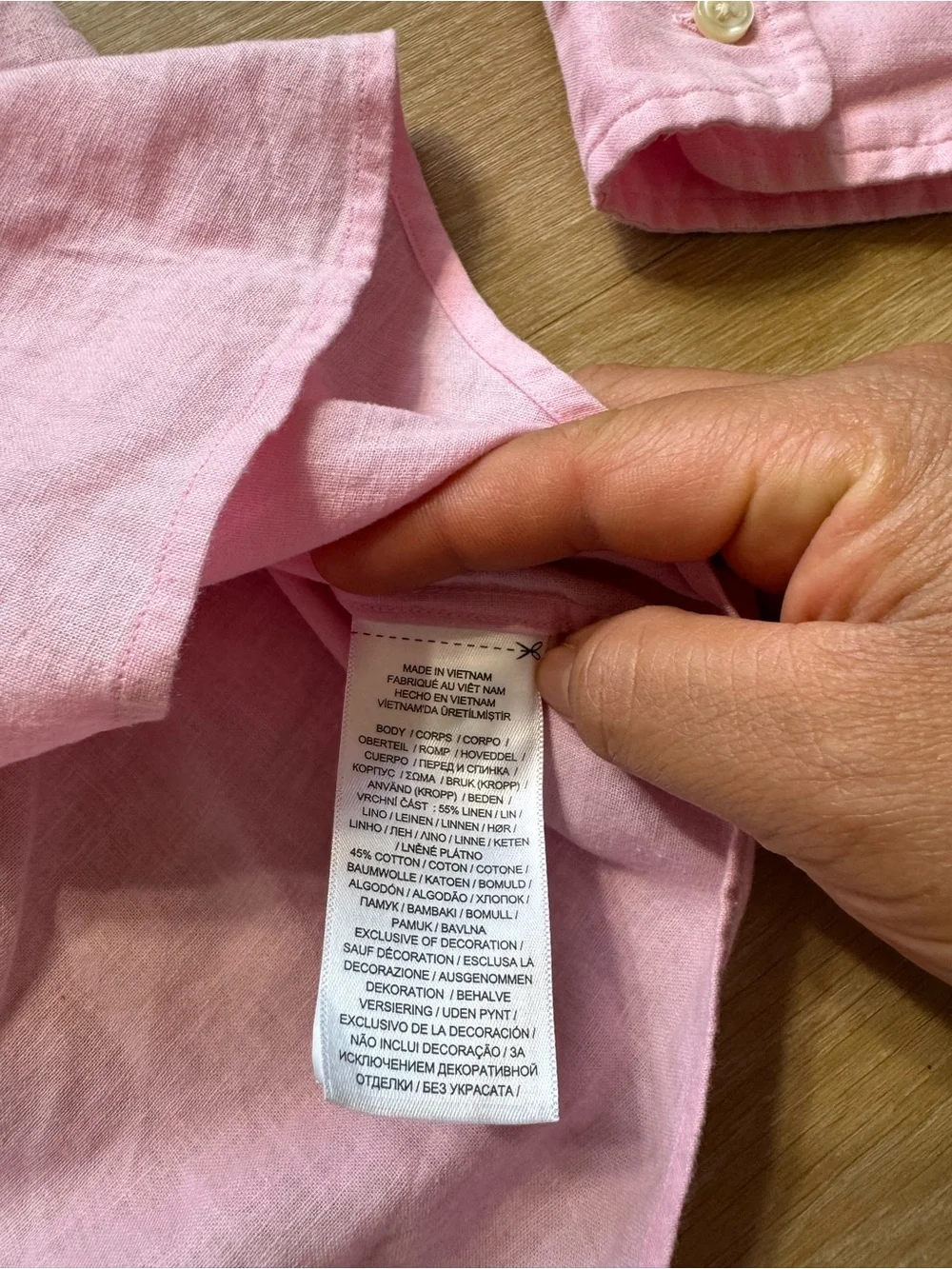 Polo by Ralph Lauren Pink Oxford Button-Down Shirt
